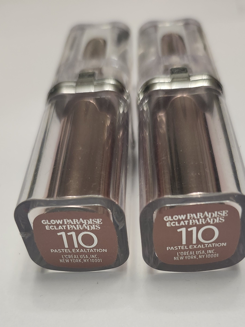 L'Oréal Glow Paradise Lipstick Duo 110 Pastel Exaltation - New Set Of 2